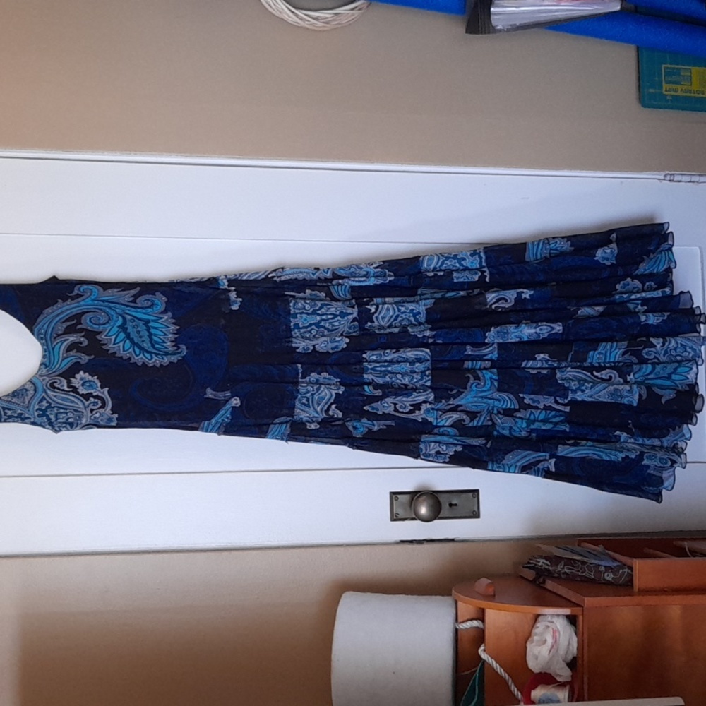 Jones New York bias cut maxi dress